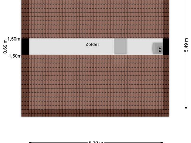Plattegrond van Pieter Florisstraat 36