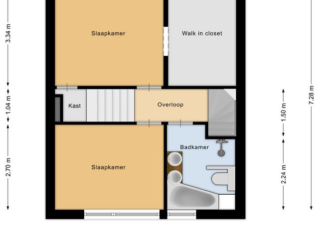 Plattegrond van Kardinaal de Jongsingel 21