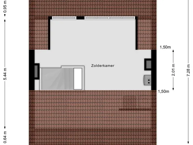 Plattegrond van Kardinaal de Jongsingel 21