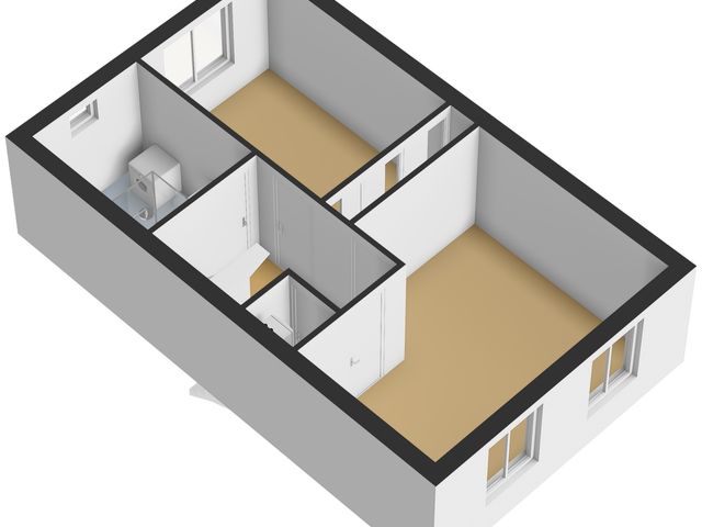 Plattegrond van Zusters van Orthenpoort 16