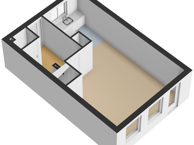 Plattegrond van Zusters van Orthenpoort 16