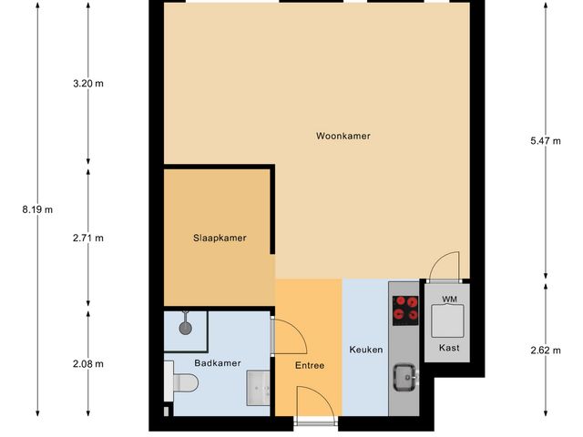 Plattegrond van Kanseliersplein 172