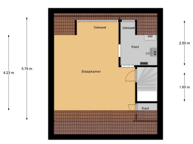 Plattegrond van Burchtenlaan 15