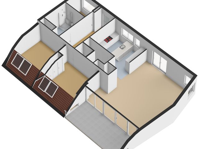 Plattegrond van Bordeslaan 105