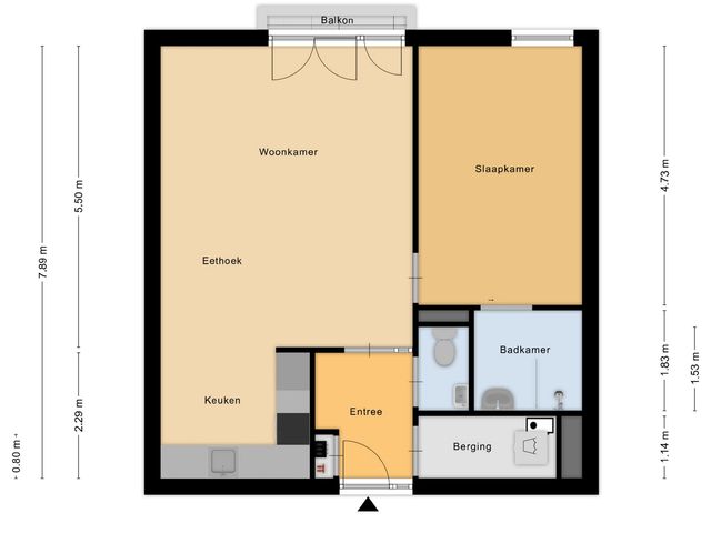 Plattegrond van Westenburgerweg 314