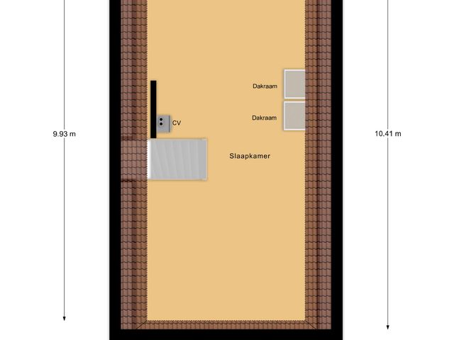 Plattegrond van Vonkenwaard 21