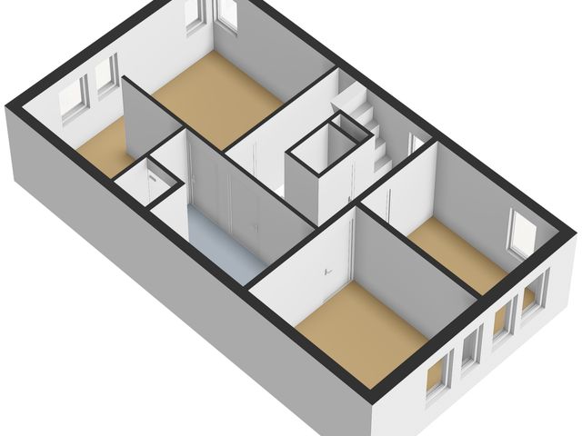Plattegrond van Vonkenwaard 21