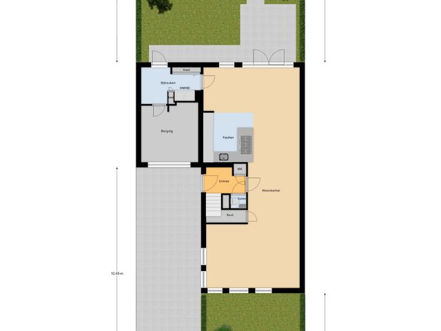 Plattegrond van Vonkenwaard 21