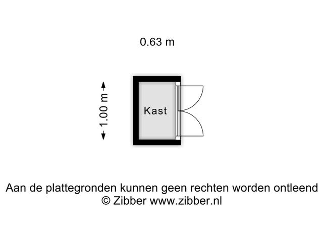 Plattegrond van Bordeslaan 381