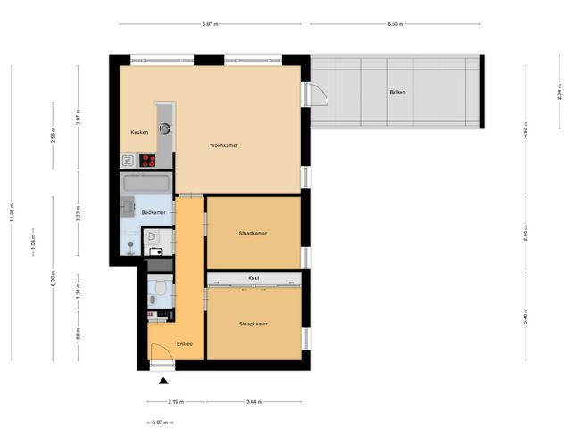 Plattegrond van Statenlaan 411
