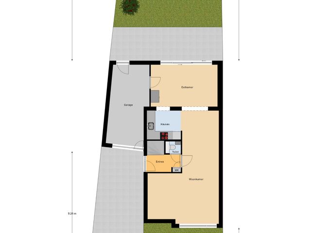 Plattegrond van Anjervallei 8