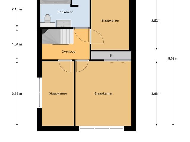 Plattegrond van Anjervallei 8