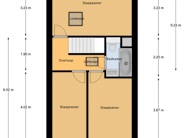 Plattegrond van Derde Rompert 82
