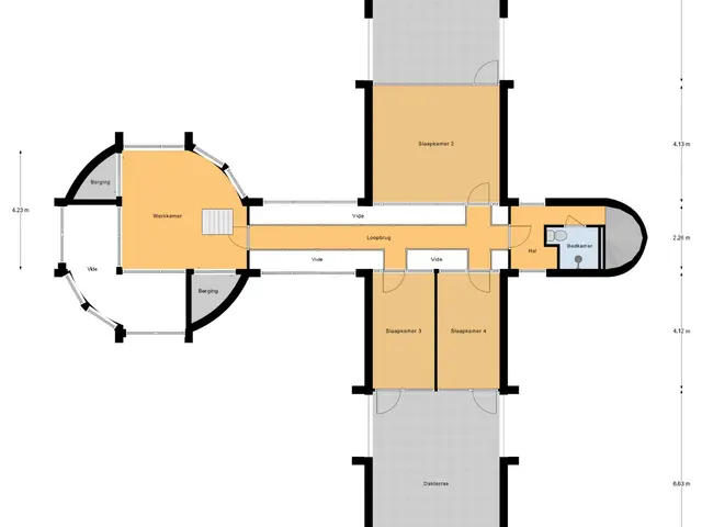 Plattegrond van de Virieusingel 10a
