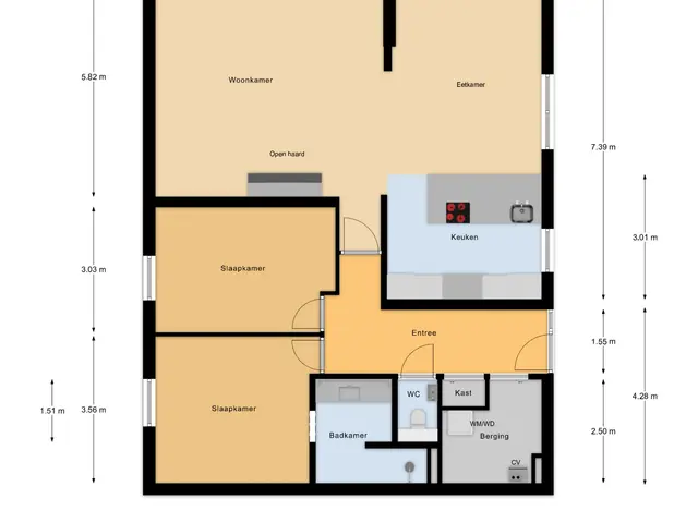 Plattegrond van Bastion Vught 11