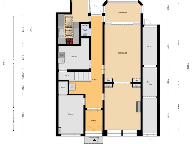 Plattegrond van Hinthamereinde 13