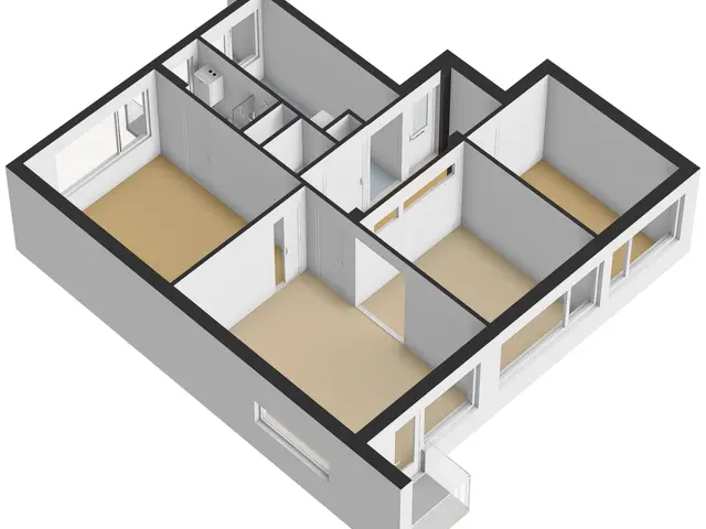 Plattegrond van Lucas Gasselstraat 4