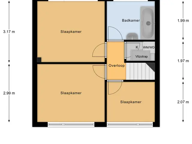 Plattegrond van Irenelaan 28