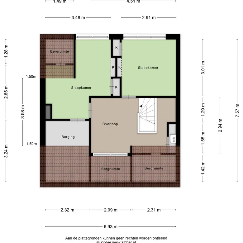 Plattegrond 4 van Burgemeester Palingstraat 1