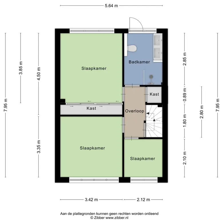 Plattegrond 4 van Kennemerstraatweg 146