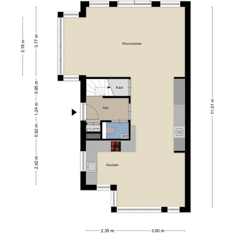 Plattegrond 2 van Reijersgroet 115