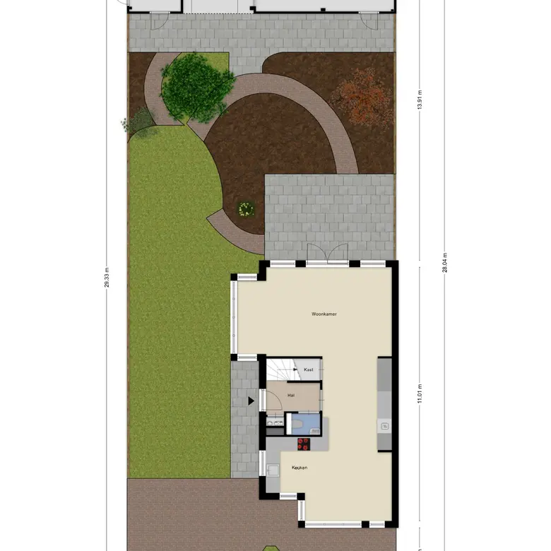 Plattegrond 3 van Reijersgroet 115