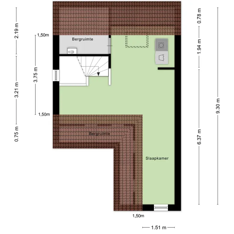 Plattegrond 5 van Reijersgroet 115