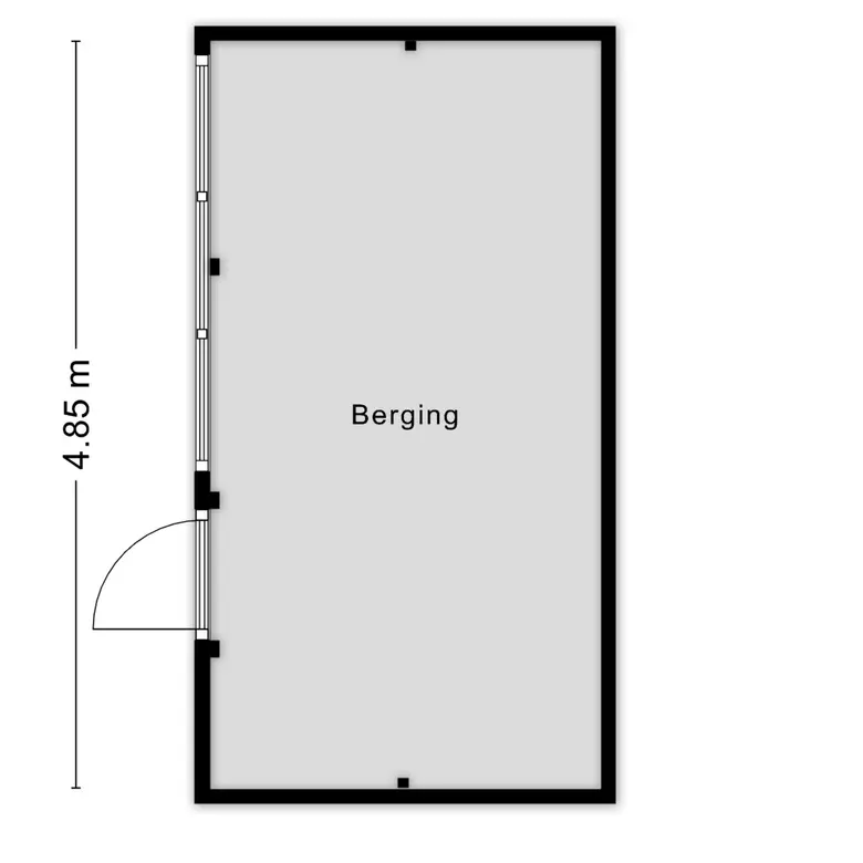 Plattegrond 5 van Houtmanstraat 5