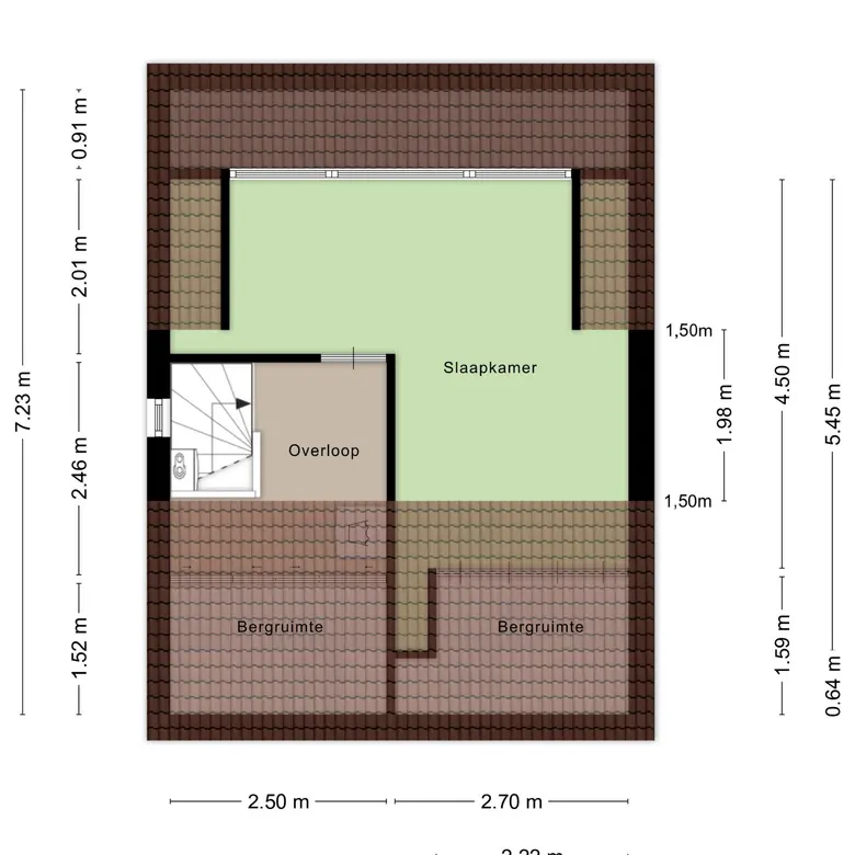 Plattegrond 4 van Houtmanstraat 5