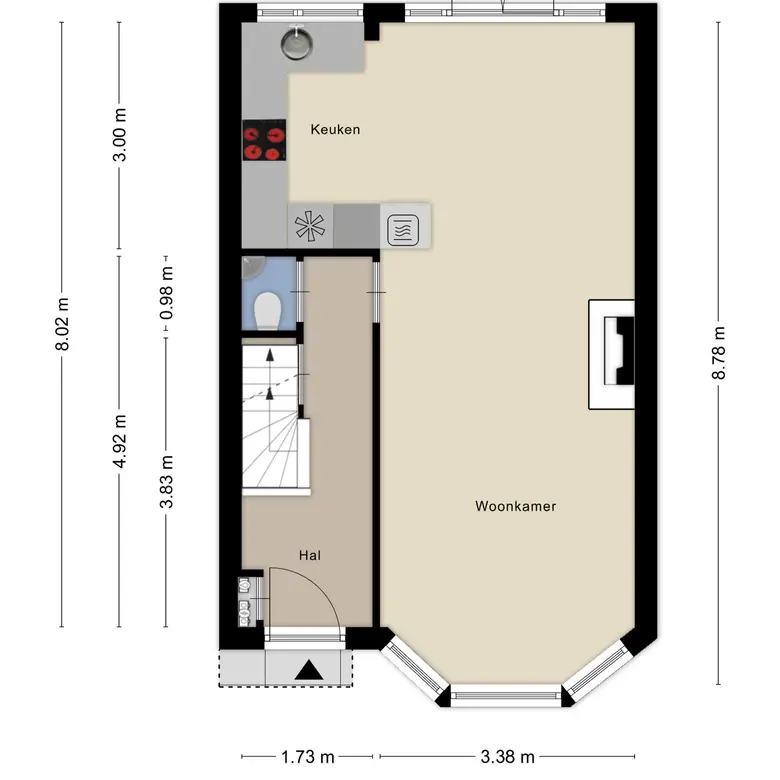 Plattegrond 3 van Jan van Scorelkade 64