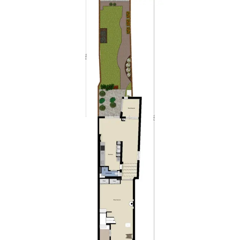 Plattegrond 4 van Oudegracht 194