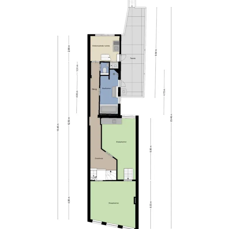 Plattegrond 5 van Oudegracht 194