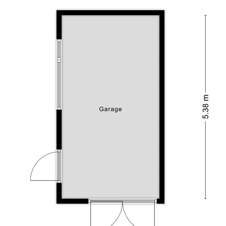 Plattegrond 6 van Ooievaarstraat 5