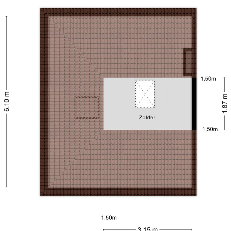 Plattegrond 5 van Ooievaarstraat 5