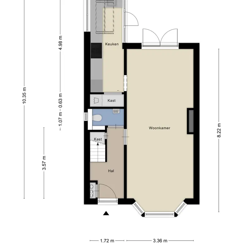 Plattegrond 2 van Acacialaan 1
