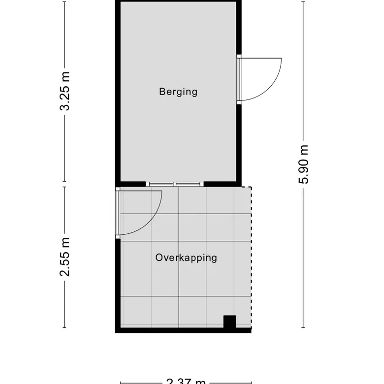 Plattegrond 5 van Doelmanstraat 16