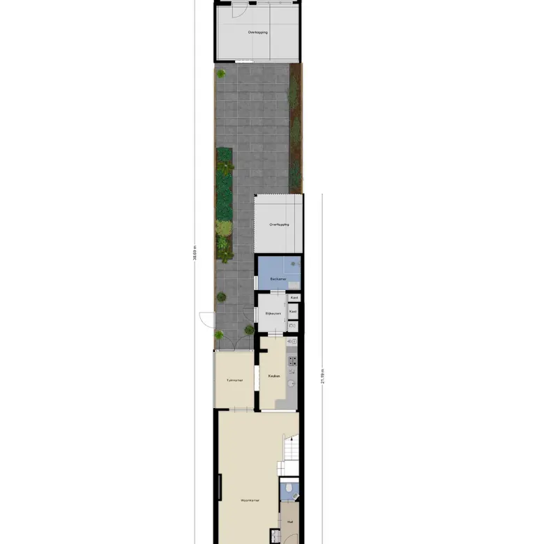 Plattegrond 1 van Alkmaarseweg 47