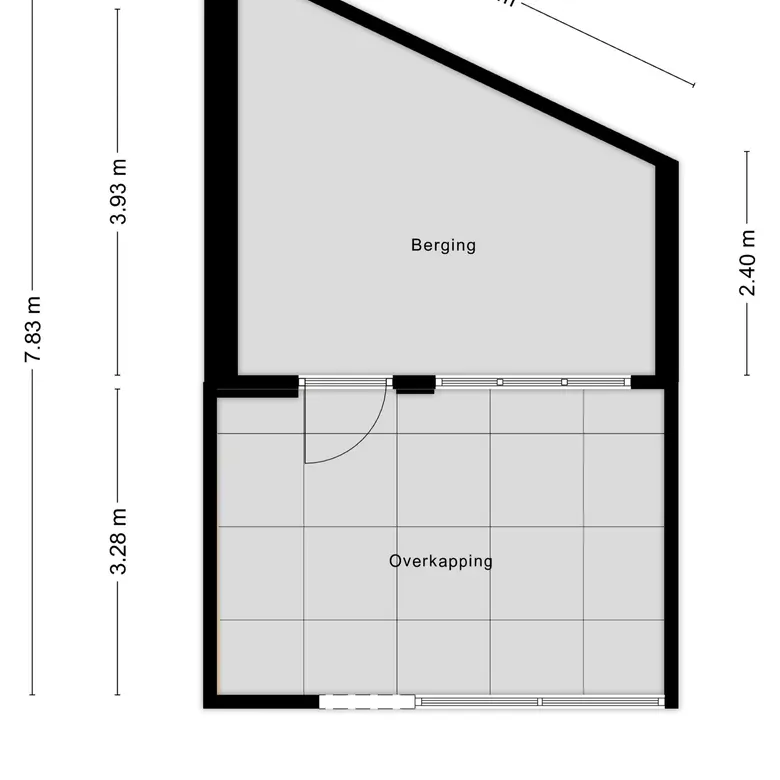 Plattegrond 5 van Alkmaarseweg 47