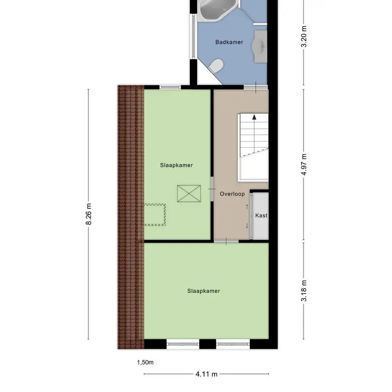 Plattegrond 3 van Alkmaarseweg 47