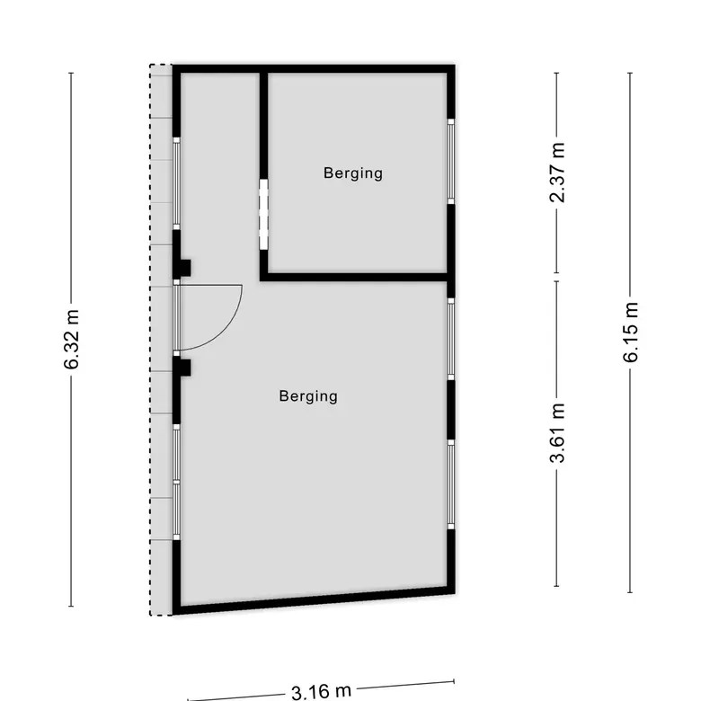 Plattegrond 5 van Noorderwijkweg 21