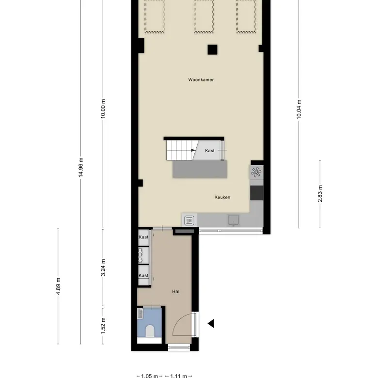 Plattegrond 2 van Ladderbeekstraat 119