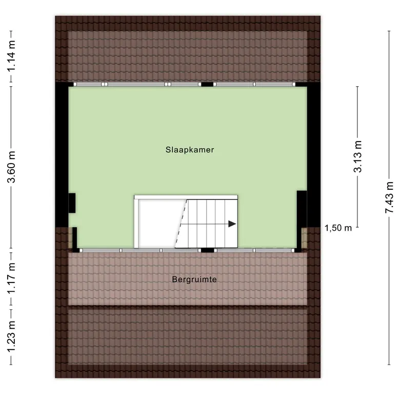 Plattegrond 4 van Ladderbeekstraat 119