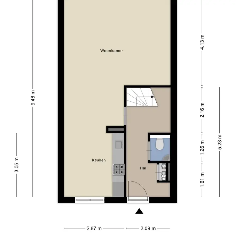 Plattegrond 1 van Avenweide 40