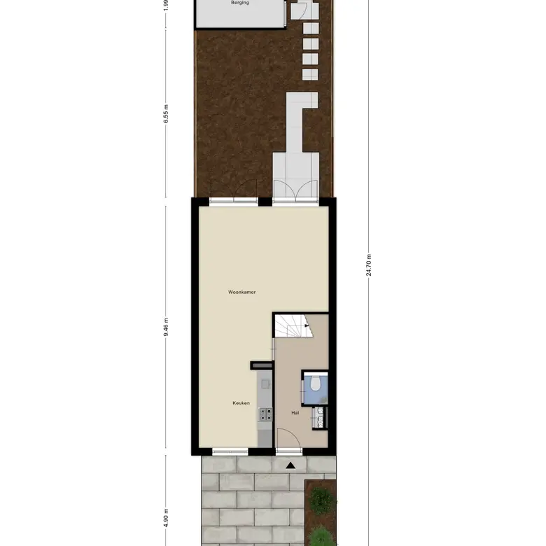 Plattegrond 2 van Avenweide 40