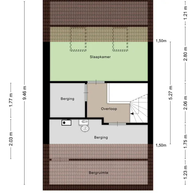 Plattegrond 5 van Avenweide 40