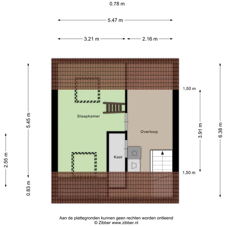 Plattegrond 4 van Bohemenstraat 44