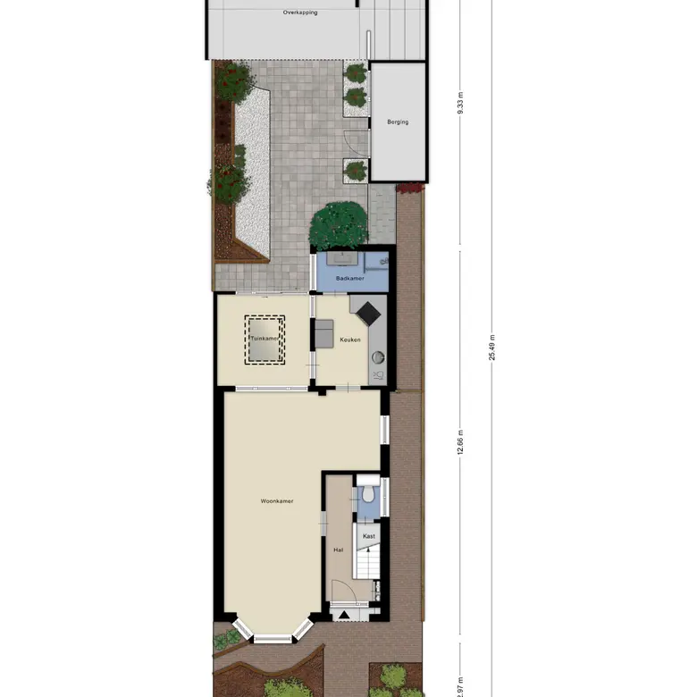 Plattegrond 1 van Arendsweg 159