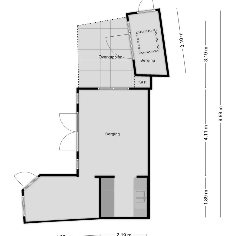 Plattegrond 5 van Heemskerkerweg 125