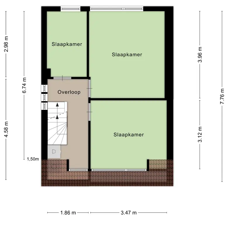Plattegrond 3 van Heemskerkerweg 125