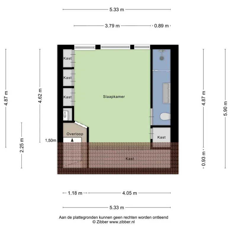 Plattegrond 4 van Heemskerkerweg 125